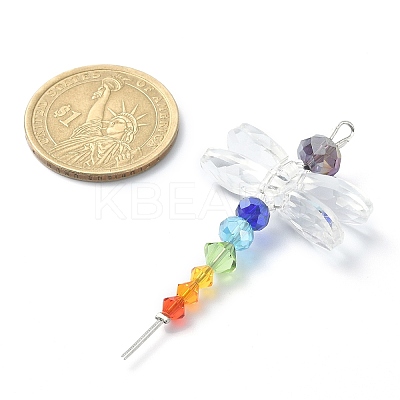 Glass Beaded Pendants PALLOY-TA00048-1