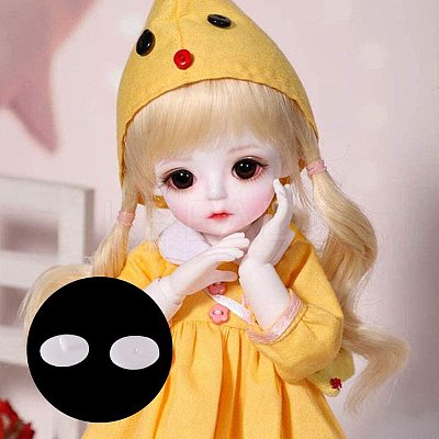 Plastic Doll Joints DIY-PH0025-85-WH-1