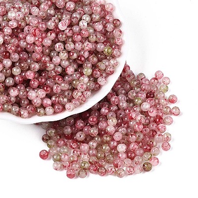Baking Paint Glass Beads DGLA-T005-01A-11-1