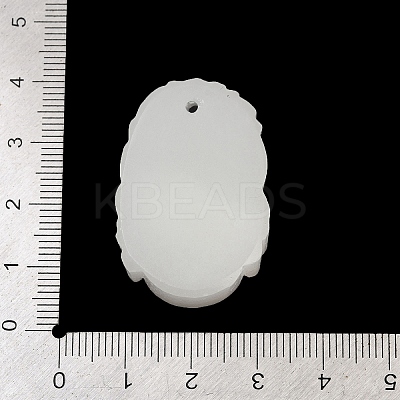 Natural White Jade Carved Pendants LS-G-S384-01G-1