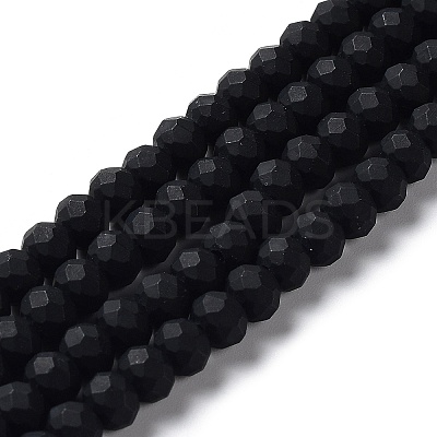 Glass Beads Strands EGLA-A034-P3mm-MD-M-1