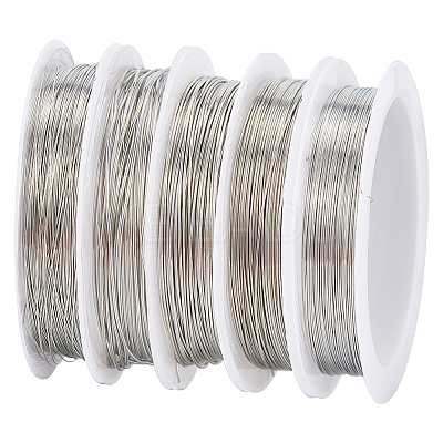 5 rolls 5 size Copper Jewelry Wire CWIR-SC0001-03C-1