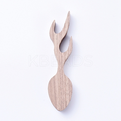 Unfinished Walnut Wood Blank Spoon LS-DIY-D029-01B-04-1