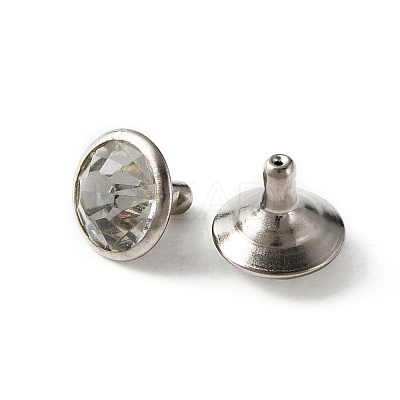 Zinc Alloy Rhinestones Rivets FIND-TAC0011-25P-1
