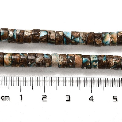 Synthetic Regalite/Imperial Jasper/Sea Sediment Jasper Beads Strands G-F765-N01-02-1
