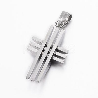 Tarnish Resistant 304 Stainless Steel Pendants STAS-H388-01P-1
