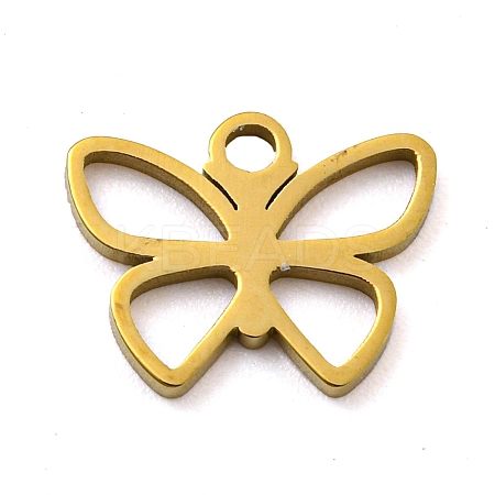 Ion Plating(IP) 316 Surgical Stainless Steel Charms STAS-Q314-18G-1