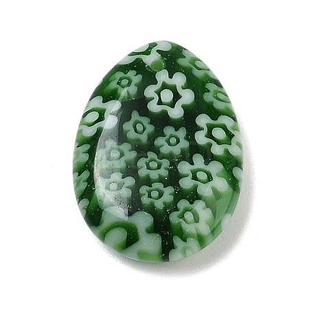 Handmade Millefiori Glass Pendants LAMP-G166-06B-1