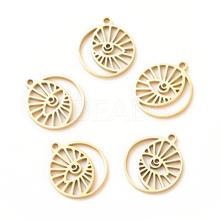 201 Stainless Steel Pendants X-STAS-G258-09G-1