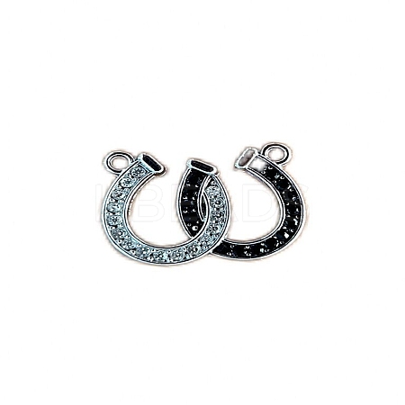 304 Stainless Steel Rhinestone Pendants LS-STAS-R131-01AS-1