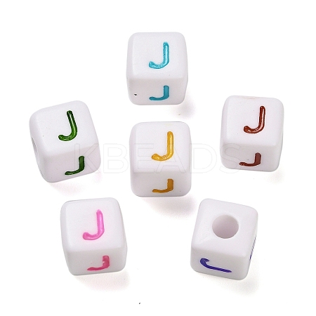 Opaque Acrylic Beads OACR-I022-01J-1