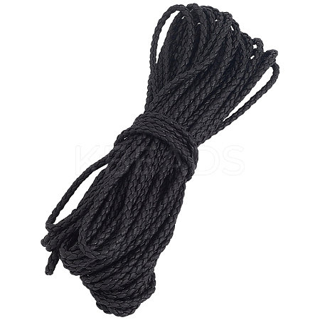 10M Round Imitation Leather Braided Cord WL-GF0001-32B-05-1