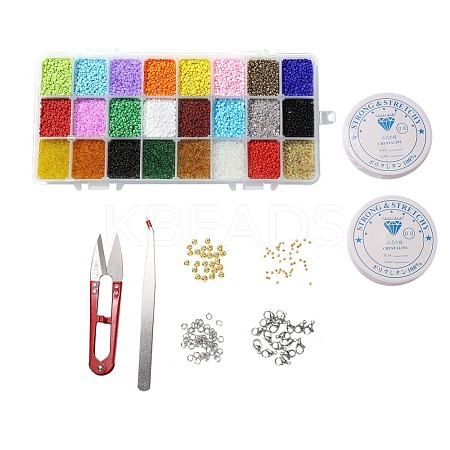 DIY Stretch Jewelry Sets Kits DIY-SZ0001-29-1