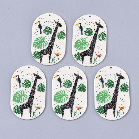 Acrylic Big Pendants X-KY-S163-069-1