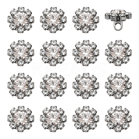 24Pcs 1-Hole Zinc Alloy Buttons FIND-PH0026-97-1