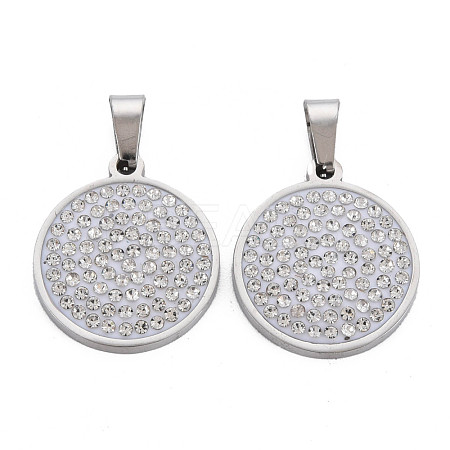 201 Stainless Steel Pendants STAS-N095-038P-1