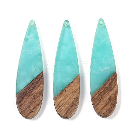 Resin & Wood Big Pendants WOOD-F015-08A-1
