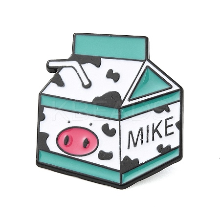 Milk Carton Enamel Pins JEWB-A014-02C-1