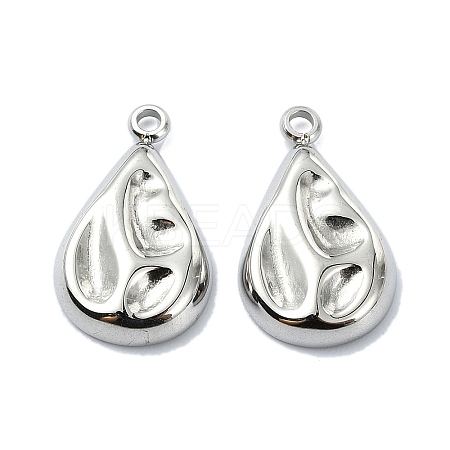 Non-Tarnish 304 Stainless Steel Pendants STAS-L022-345P-1