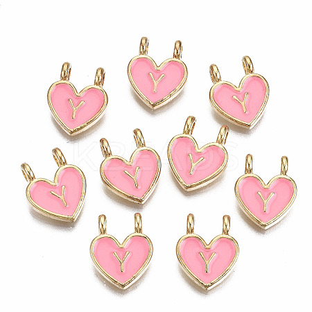 Alloy Enamel Charms X-ENAM-T012-02Y-RS-1