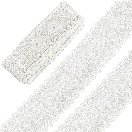 5 Yards Flat Cotton Lace Ribbon OCOR-GF0004-71C-02-1