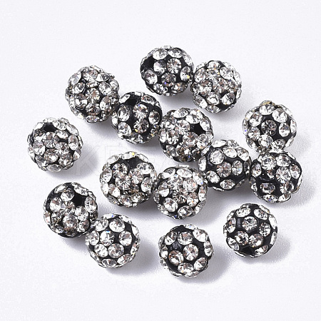 Pave Disco Ball Beads RB-T017-02-24-1