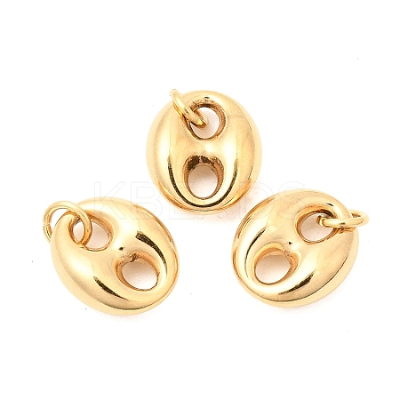 304 Stainless Steel Pendants STAS-P441-01G-1