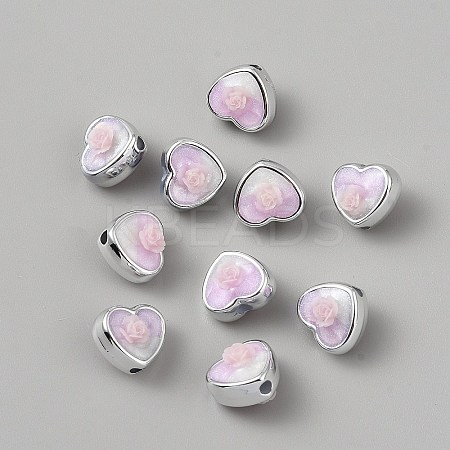 Opaque Acrylic Beads OACR-TAC0015-08D-1