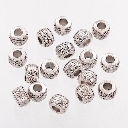 Rondelle Tibetan Style Spacer Beads LS-AB793-NF-1