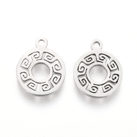 Tarnish Resistant 304 Stainless Steel Charms STAS-I151-35P-1
