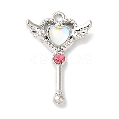 Rack Plating Alloy Pendants FIND-I039-009P-02-1