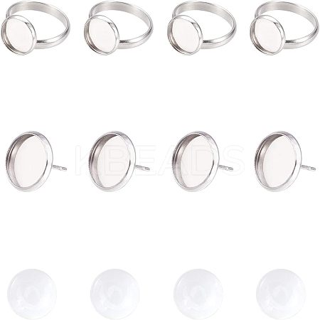DIY Earring & Finger Ring Making Kits DIY-UN0001-45P-1