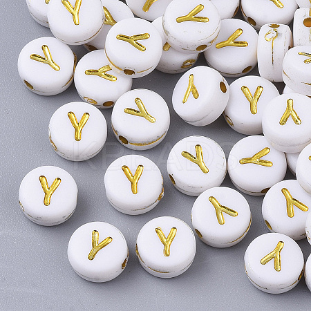Plating Acrylic Beads LS-X-PACR-R242-01Y-1