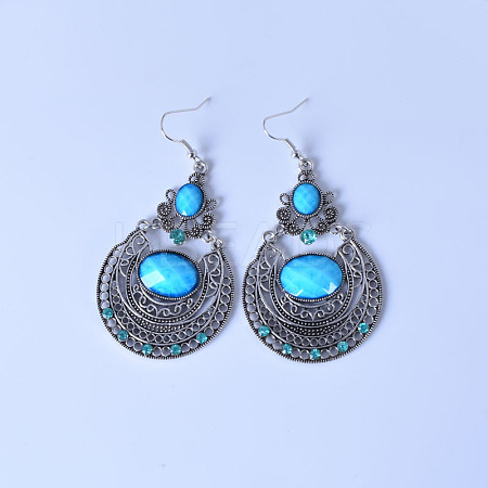 Bohemian Style Teardrop Alloy Dangle Earrings FS-WG803BC-03-1