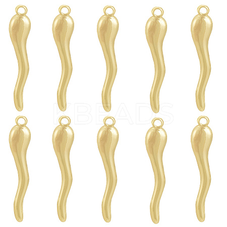 10Pcs 304 Stainless Steel Pendants STAS-BBC0006-29-1