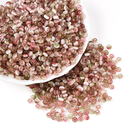 Imitation Cat Eye Glass Seed Beads SEED-N007-31E-1