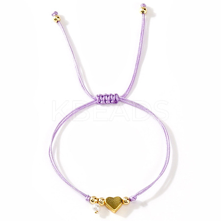 Imitation Pearl Charm Bracelets SI5748-11-1