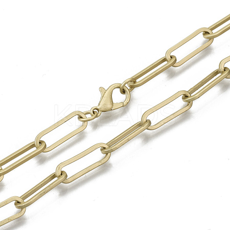 Brass Paperclip Chains MAK-S072-14D-MG-1