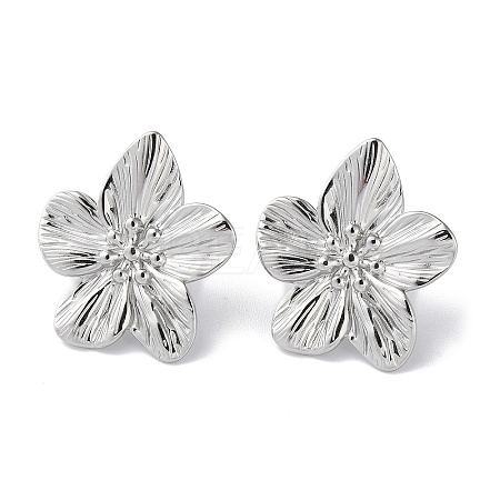 Non-Tarnish 304 Stainless Steel Stud Earrings STAS-Z052-19P-1