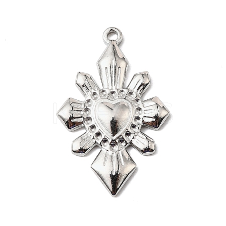304 Stainless Steel Pendants LS-STAS-H482-02P-1