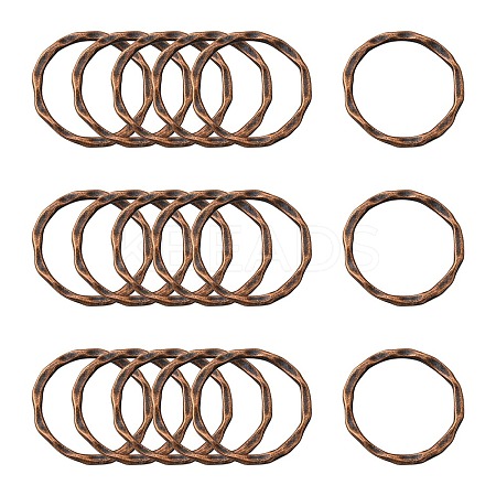 Tibetan Style Linking Rings LS-X-PALLOY-A017-R-FF-1