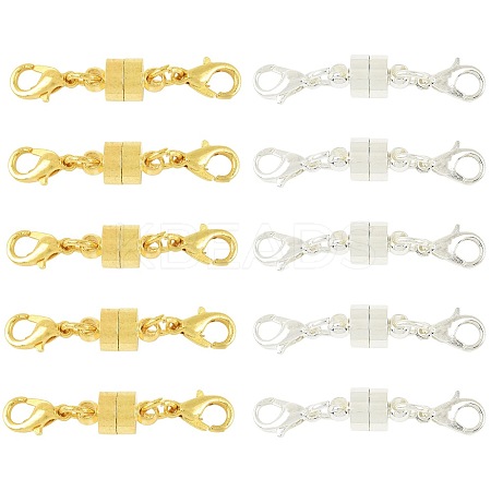 12Sets 2 Colors Brass Magnetic Clasps Converter KK-FS0001-95-1