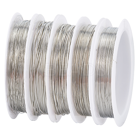 5 rolls 5 size Copper Jewelry Wire CWIR-SC0001-03C-1