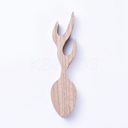 Unfinished Walnut Wood Blank Spoon LS-DIY-D029-01B-04-1