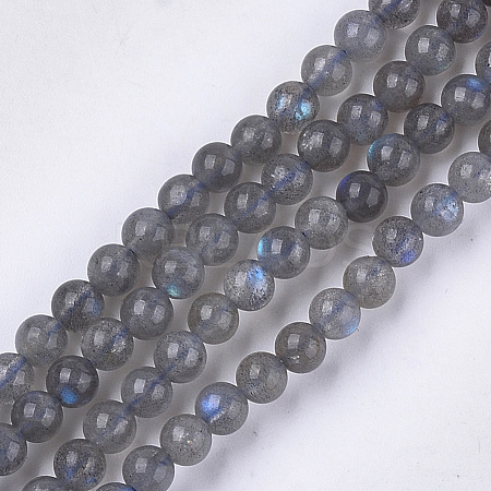 Natural Labradorite Beads Strands X-G-S333-6mm-035-1
