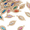 24Pcs 12 Colors KC Gold Plated Alloy Pendants FIND-TA0003-71-2