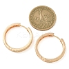 Rack Plating Brass Clear Cubic Zirconia Hoop Earrings EJEW-M090-01G-06-5