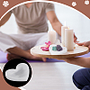 Heart Natural Selenite Decorative Bowls AJEW-WH0460-043B-5