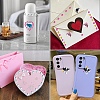 8 Sheets 4 Styles Acrylic Rhinestone Self-Adhesive Stickers AJEW-YW0001-32-6