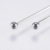 Tarnish Resistant 304 Stainless Steel Ball Head Pins STAS-F146-02P-25.5mm-2